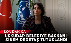 Üsküdar Belediye Başkanı Sinem Dedetaş tutuklandı