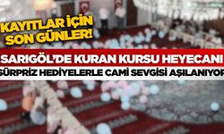 Sarıgöl'de "Yaz Kur'an Kursları" heyecanı
