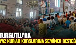 Turgutlu İlçe Müftülüğü'nden seminer desteği