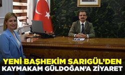 Kaymakam Güldoğan, Cansu Sarıgül'ü ağırladı