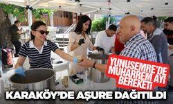 Yunusemre Belediyesi’nden Karaköy’de Aşure İkramı