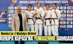 Yunusemre Belediyesporlu judocular Avrupa Kupası'na damga vurdu