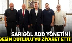 Sarıgöl ADD'den Besim Dutlulu'ya ziyaret