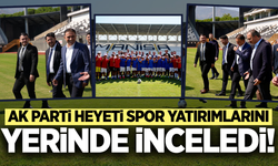 AK Parti Heyetinden Manisa 19 Mayıs Stadyumu’nda saha incelemesi!