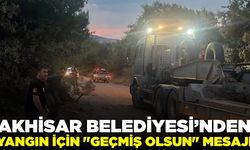 Akhisar Belediyesi'nden geçmiş olsun mesajı