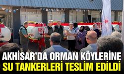 Akhisar'da köylere 14 su tankeri teslim edildi!