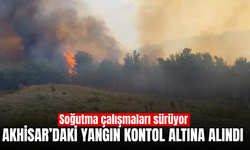 Akhisar'daki yangın kontrol altına alındı: Soğutma çalışmaları devam ediyor
