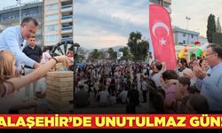 Alaşehir'de minikler unutulmaz bir gün yaşadı