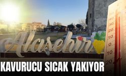Alaşehir'i kavurucu sıcaklar teslim aldı!