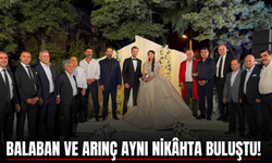 Yunusemre’de siyaset ve mutluluk bir arada! Balaban ve Arınç nikâh masasında