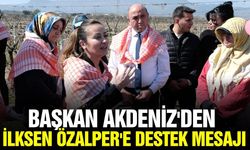 Başkan Akdeniz'den Özalper'e destek!