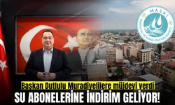 Dutlulu'dan Muradiye'de su abonelerine indirim müjdesi