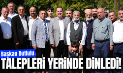 Başkan Dutlulu, Şehzadeler’de mahallelerin taleplerini dinledi