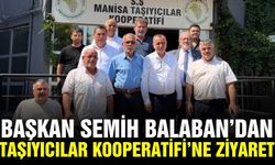 Başkan Balaban’dan Taşıyıcılar Kooperatifi’ne Taziye Ziyareti