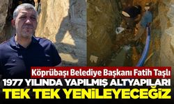Başkan Taşlı: “1977’den kalan altyapıları tek tek yenileyeceğiz”