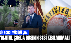 BİK Genel Müdürü Çay; "Gazetecinin Alın Teri Karşılıksız Veri Deposu Yapılamaz"