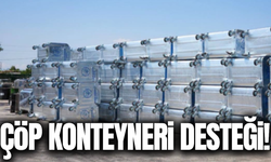 Büyükşehir'den Alaşehir'e çöp konteyneri desteği!