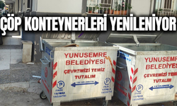 Yunusemre’de çöp konteynerlerinin yüzde 90’ı yenilendi