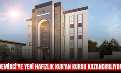 Demirci'ye 5 katlı modern Hafızlık Kur'an kursu kazandırılıyor