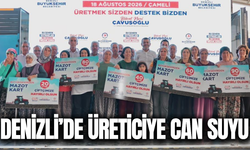 Denizli'de çiftçinin mazot yükü hafifliyor!