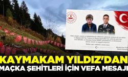 Kaymakam Yıldız'dan Eren Bülbül için anma mesajı