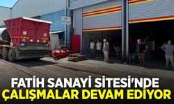 Turgutlu’da sanayi sitesine asfalt hamlesi