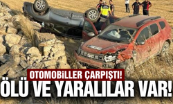 İki otomobil çarpıştı: Ölü ve yaralılar var!