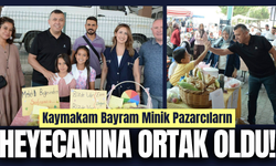 Kaymakam Bayram’dan Demirci Köy Ürünleri Pazarı’na ziyaret