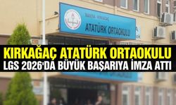 Kırkağaç Atatürk Ortaokulu'ndan LGS Başarısı