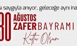Kırkağaç Belediyesi 30 Ağustos Zafer Bayramı Kutlama Mesajı