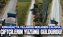 Kırkağaç'ta çiftçilerin yıllardır beklediği çalışma tamamlandı!
