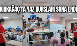 Kırkağaç’ta çocuklar yaz tatilini öğrenerek ve eğlenerek geçirdi