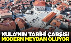 Kula’nın Eski Pazar Yeri Meydan Oluyor: Projede Sona Gelindi