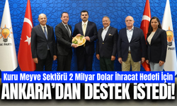 Kuru Meyve sektöründen Ankara’da kritik temas