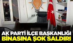 Kütahya'da AK Parti İlçe Başkanlığı binasına şok saldırı