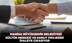 Manisa Büyükşehir Belediyesi, Ferdi Zeyrek Kültür Merkezi İçin İhaleye Çıkıyor
