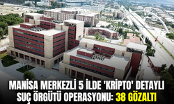 Manisa merkezli 5 ilde 'kripto' detaylı suç örgütü operasyonu: 38 gözaltı
