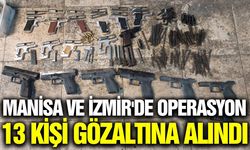 Manisa'da örgütlere çalışan çeteye büyük darbe