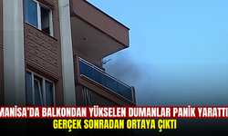 Manisa’da Korkutan Yangın: Balkondan Yükselen Dumanlar Ekipleri Alarma Geçirdi!