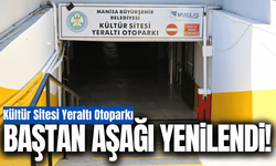 Manisa’da Kültür Sitesi Yeraltı Otoparkı yenilendi!