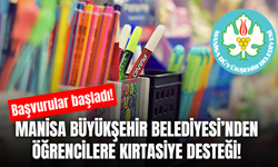 Manisa Büyükşehir Belediyesi’nden öğrencilere kırtasiye desteği