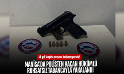 Manisa'da 14 yıl hapis cezası bulunan firari kovalamaca sonucu yakalandı