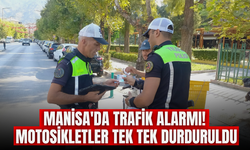 Manisa'da motosikletlere sıkı denetim: Kask, ehliyet ve sigorta mercek altında!