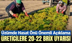 Manisa'da üzüm hasadı öncesi üreticilere önemli uyarı!