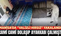 Manisa'da valizli hırsız yakayı ele verdi!
