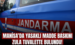 Manisa'da pasaj tuvaletine yasaklı madde zulası: 1 gözaltı!