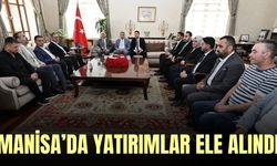 AK Parti'li heyetten Vali Özkan'a ziyaret