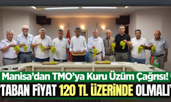 Manisa'da Ziraat Odası Başkanlarından kuru üzüm fiyatı çağrısı