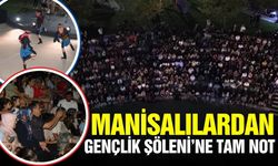 Manisa'da gençlik şöleni renkli anlara sahne oldu