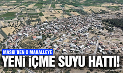Manisa'nın ilçesine 600 metrelik yeni içme suyu hattı
